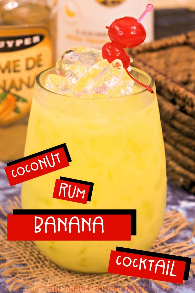 Coconut Rum Banana Cocktail