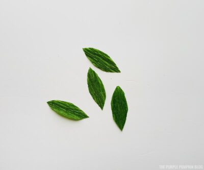 Crepe Paper Leaves
