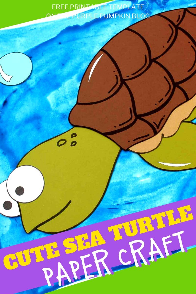 Cute Sea Turtle Paper Craft