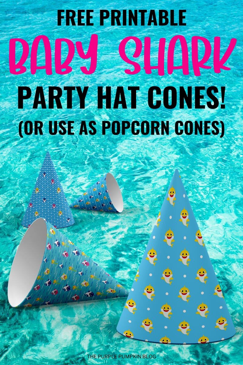 Free Printable Baby Shark Paper Hats