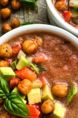 Gazpacho with Chickpeas