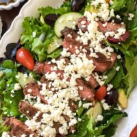 Greek Steak Salad