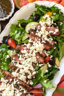 Greek Steak Salad