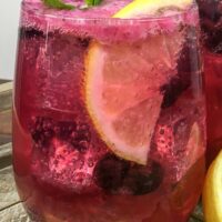 Homemade Blueberry Lemonade