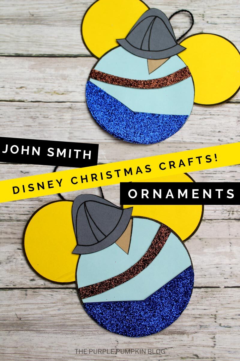 John Smith Disney Christmas Crafts Ornaments