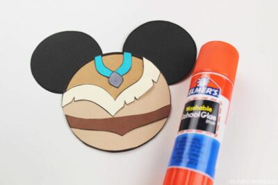 Glued Pocahontas Pieces