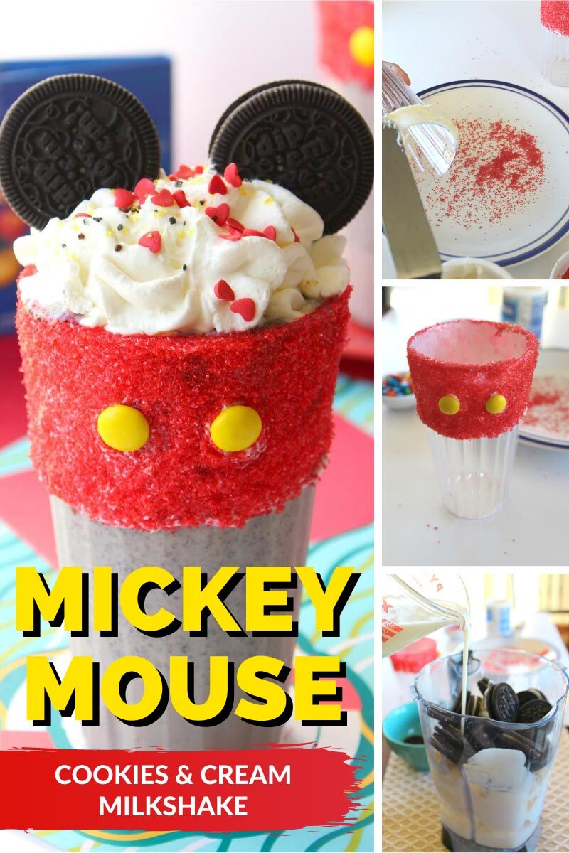 Mickey Mouse Cookies & Cream Milkshake
