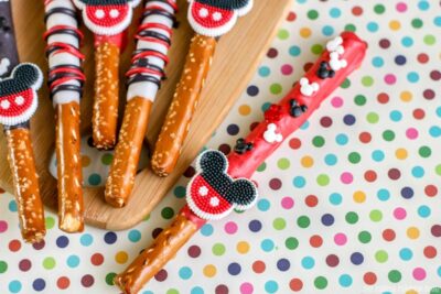 finished pretzel rods