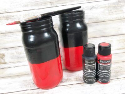 painted jars