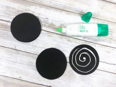 sticking foam circles together