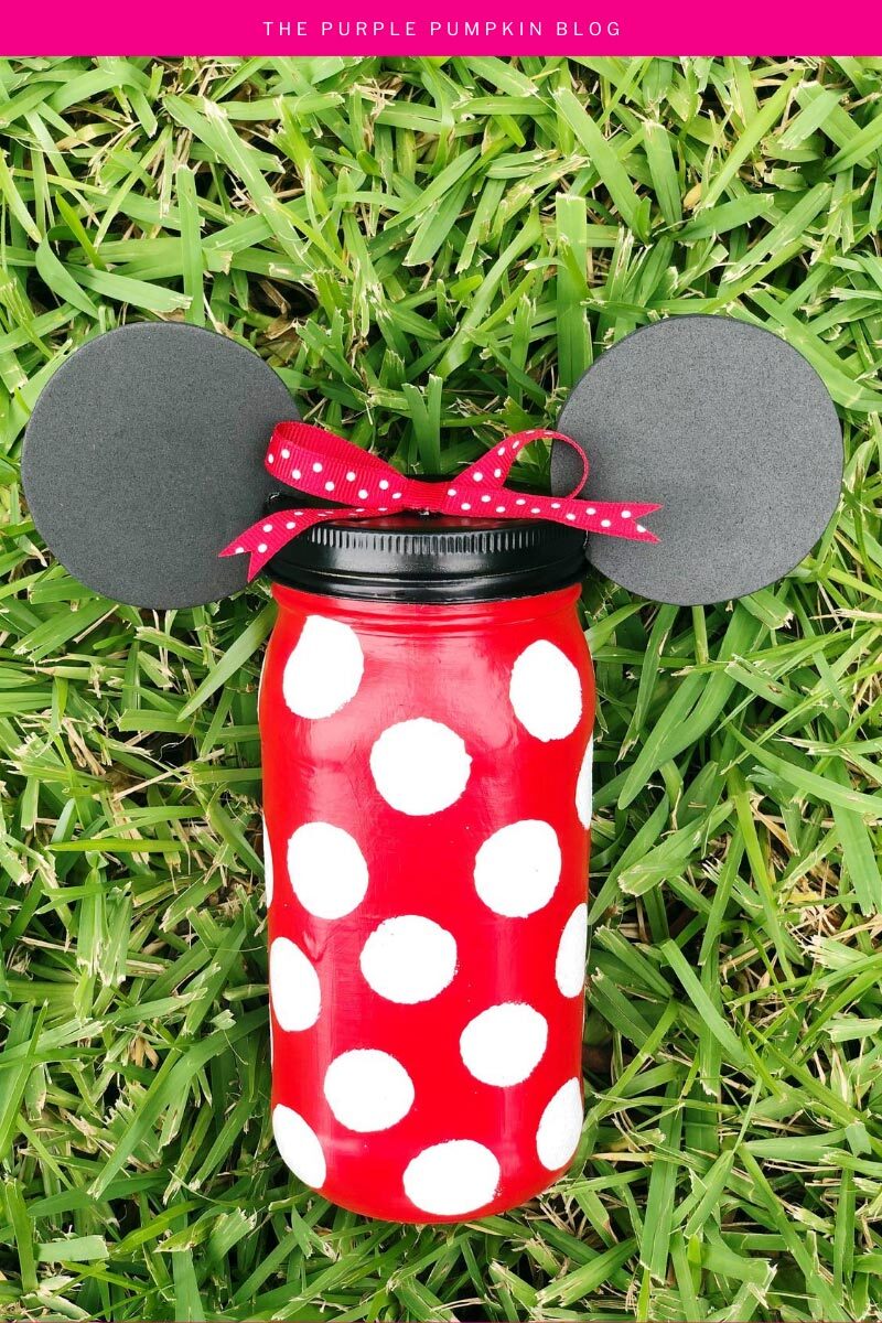 Disney Micky Maus & Minnie Maus Mason Jar Glas Doppelpack 