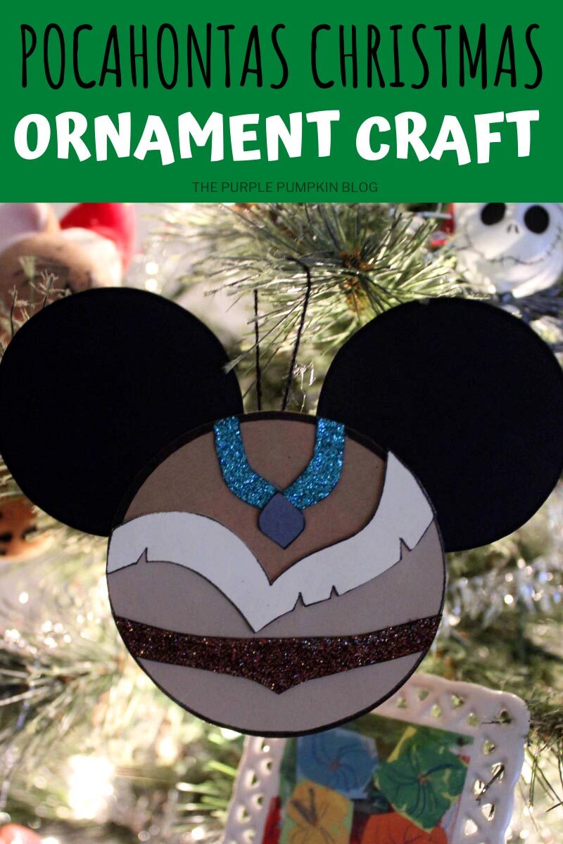 Pocahontas Christmas Ornament Craft