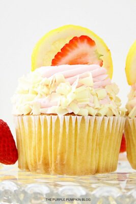 Strawberry Lemonade Cupcake