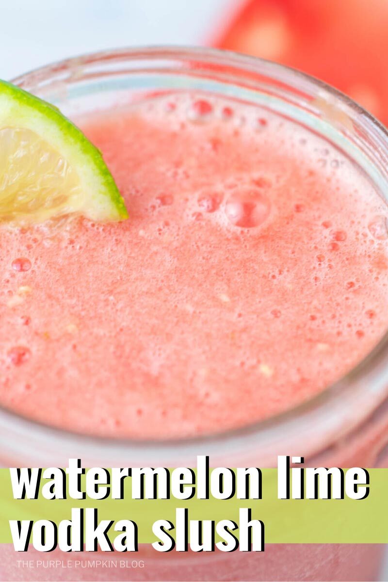 Watermelon Lime Vodka Slush