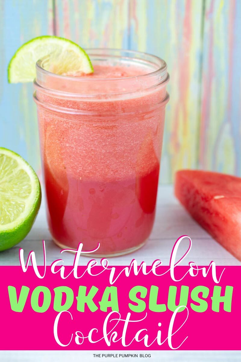 Watermelon Vodka Slush Cocktail