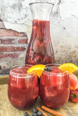 Berry Peach No Alcohol Sangria