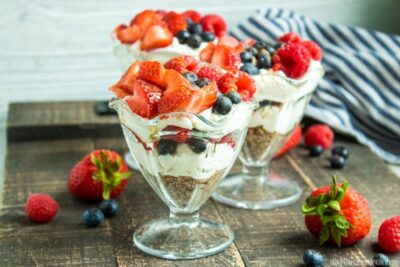Finished Cheesecake Parfaits