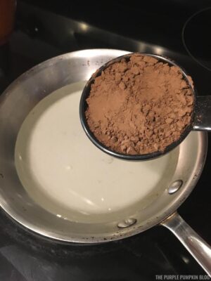 Chocolate Syrup ingredients