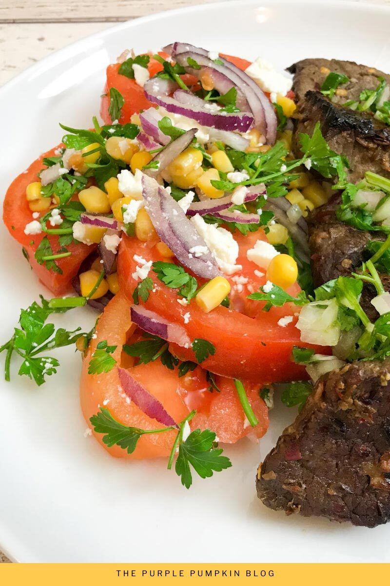 Churrasco Beef & Fresh Tomato Salad