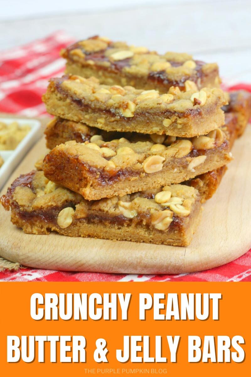 Crunchy Peanut Butter Jelly Bars