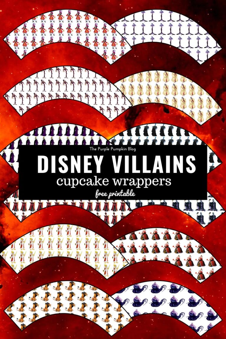 Disney Villains Cupcake Wrappers