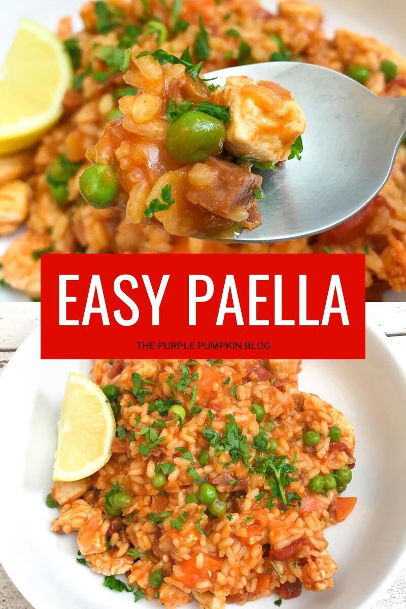 Easy Paella with Chicken & Chorizo