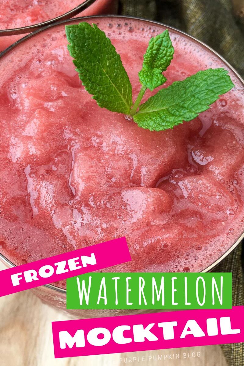 Frozen Watermelon Mocktail