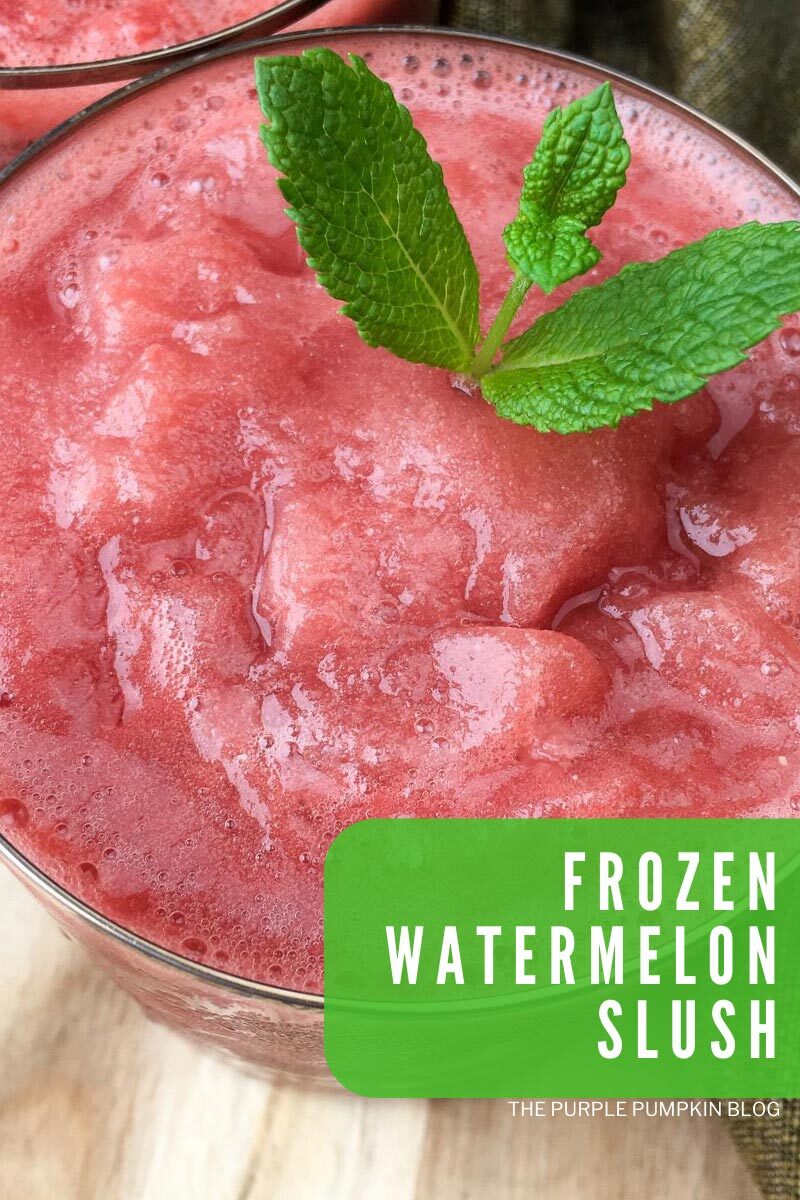Frozen Watermelon Slush Drink