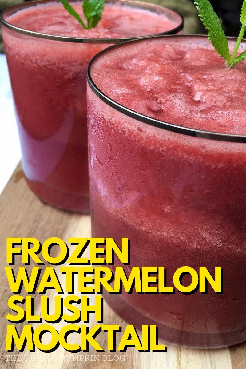 Frozen Watermelon Slush Mocktail