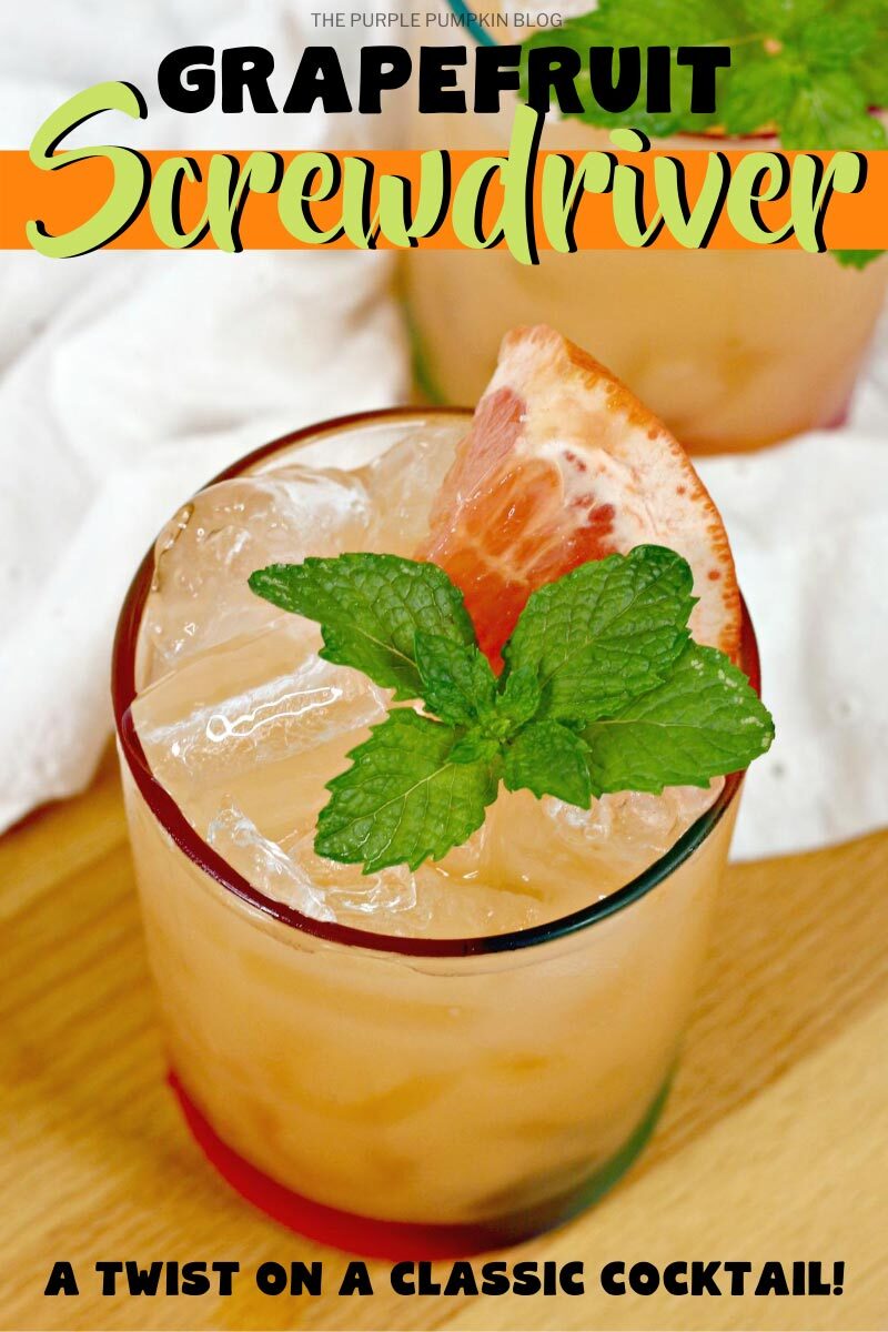 Grapefruit Screwdriver Cocktail