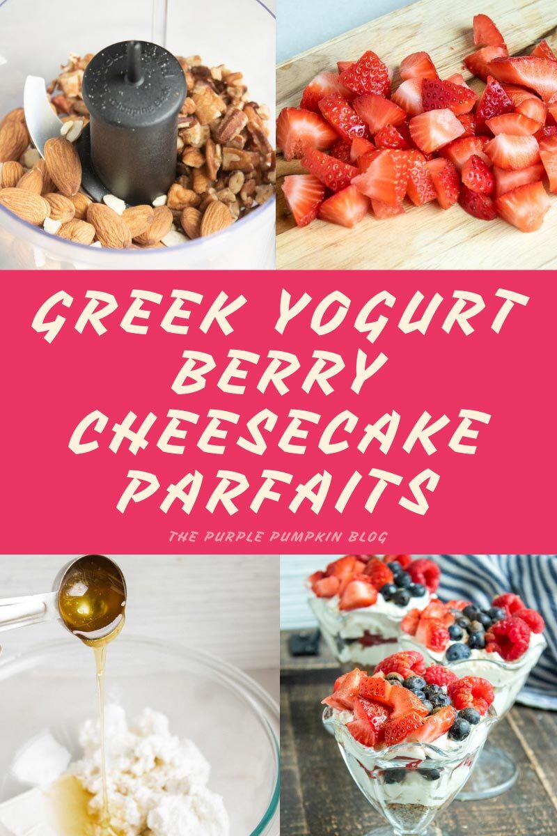 Greek Yogurt Berry Cheesecake Parfaits
