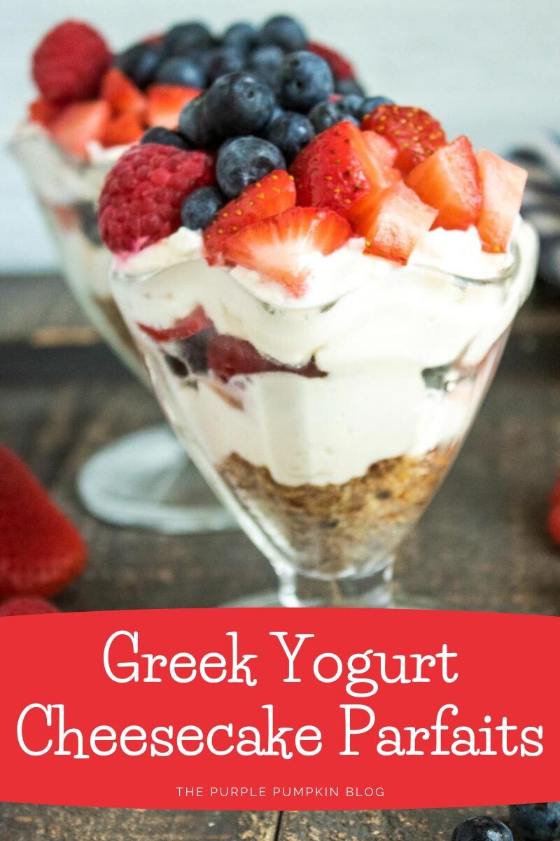 Greek Yogurt Cheesecake Parfaits