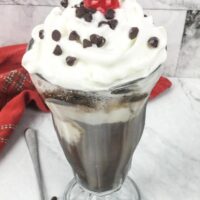 Ice Cream Soda with Cherry on Top