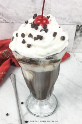 Ice Cream Soda with Cherry on Top