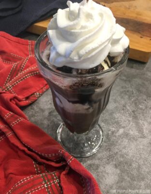 Ice Cream Soda with Whipped Cream