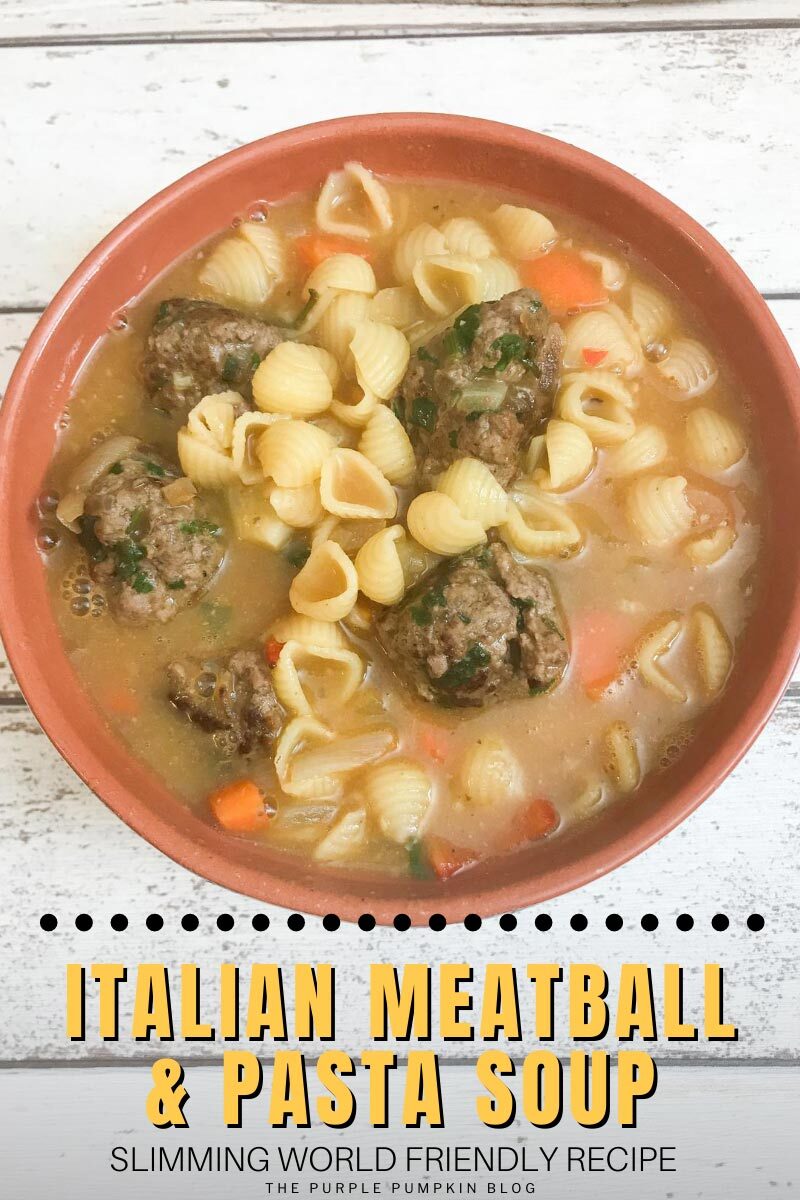 Italian Meatball & Pasta Soup