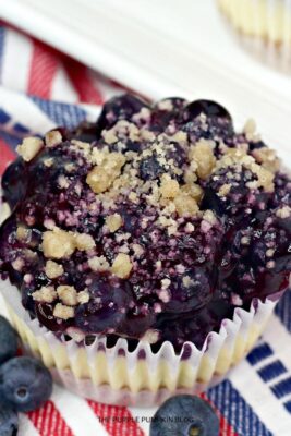 Mini Blueberry Cheesecakes