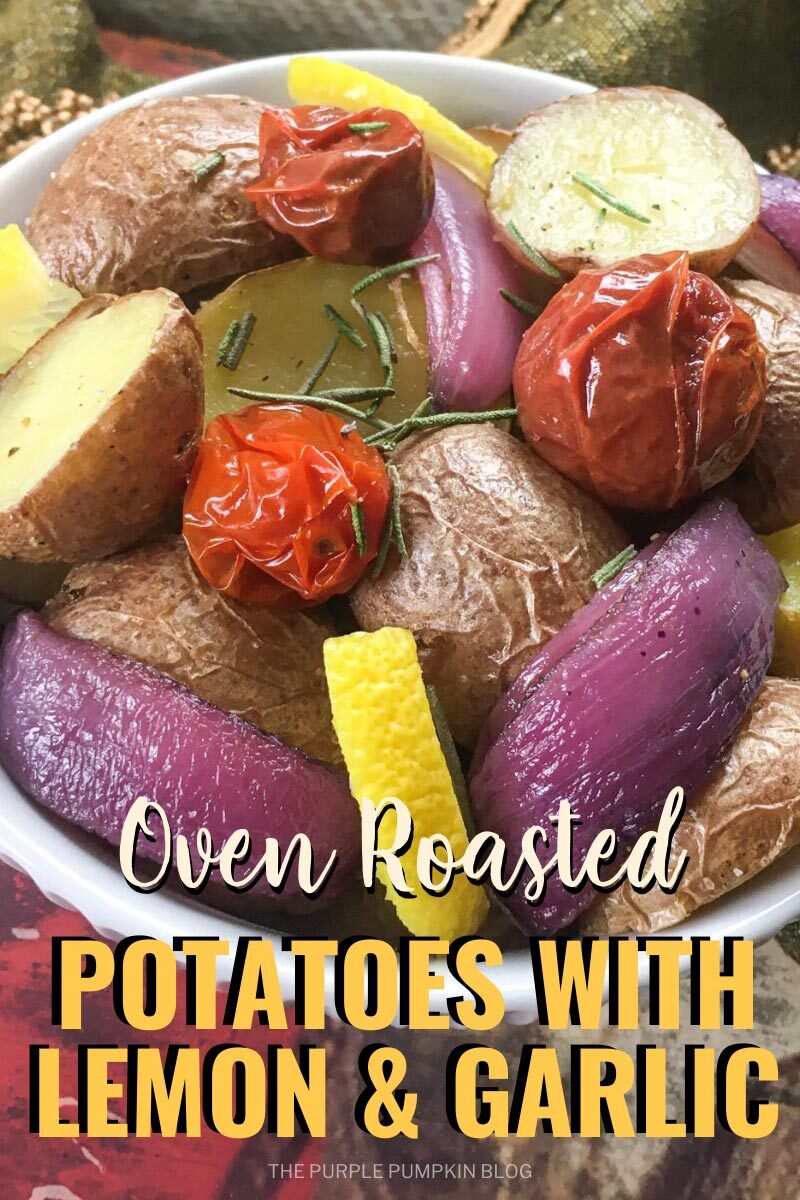 Oven Roasted Potatoes with Lemon & Garlic