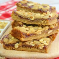 Peanut Butter Jelly Bars
