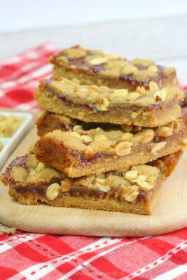 Peanut Butter Jelly Bars