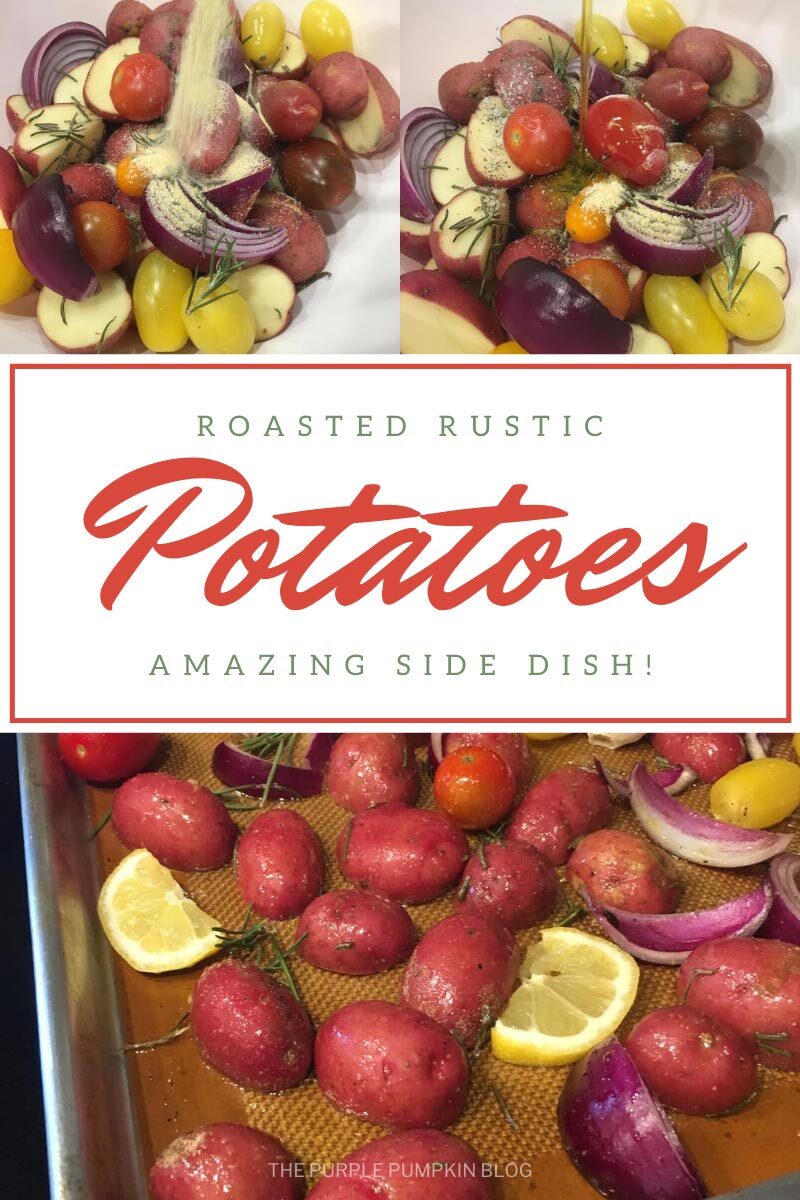 Roasted Rustic Potatoes - Amazing Side Dish