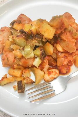 Sausage & Bean Bake - Slimming World Friendly Recipe