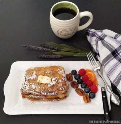 Served French Toast