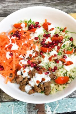Spicy Lamb & Bulgur Wheat Salad