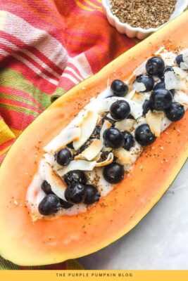 Stuffed Papaya Breakfast Bowls