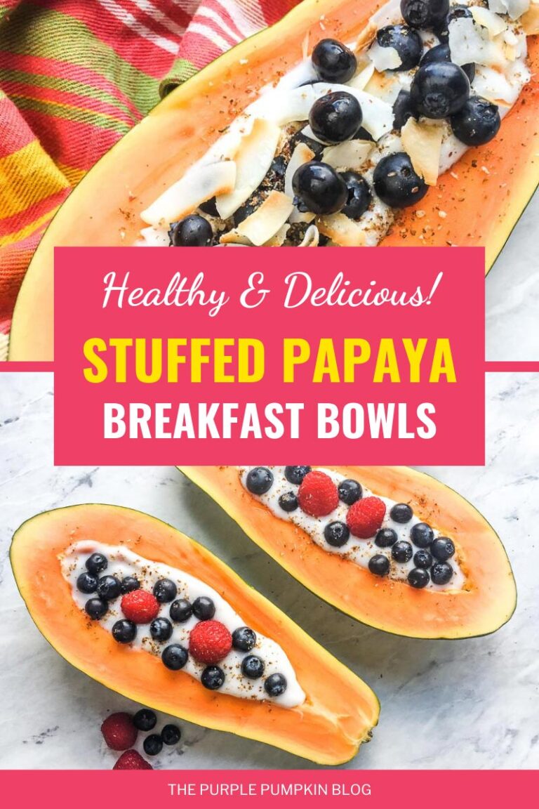 Healthy & Delicious Stuffed Papaya Breakfast Bowls 3 Ways!