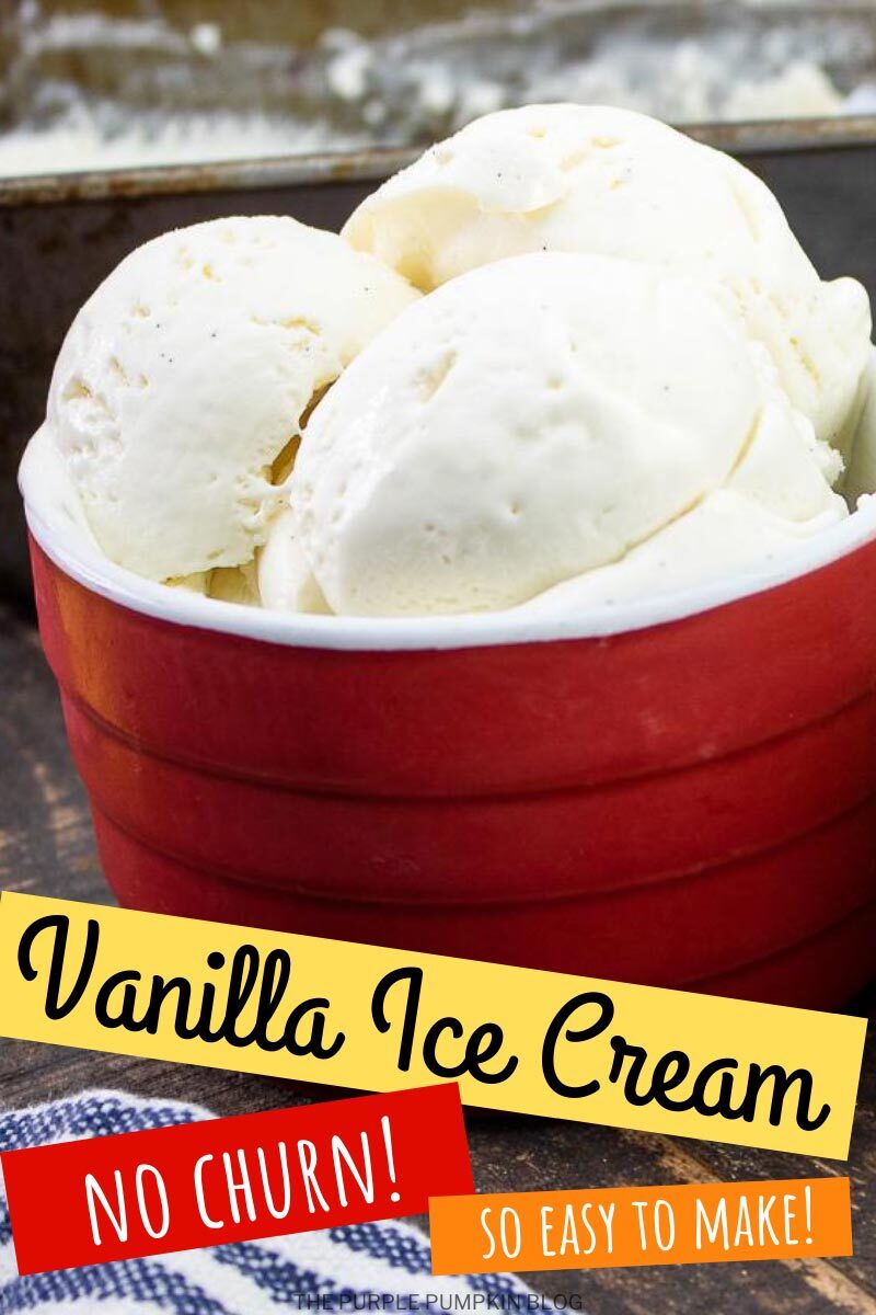 Vanilla Ice Cream No Churn! So Easy to Make!