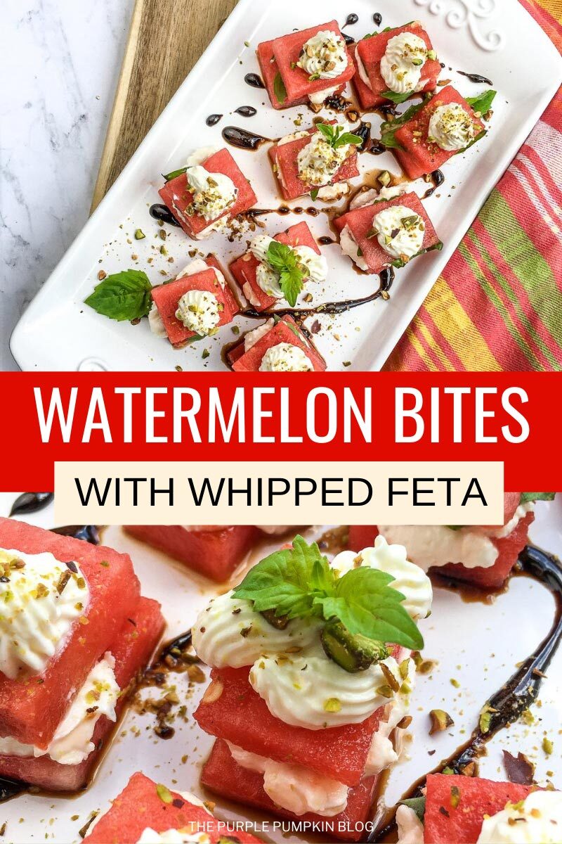Watermelon Bites with Whipped Feta