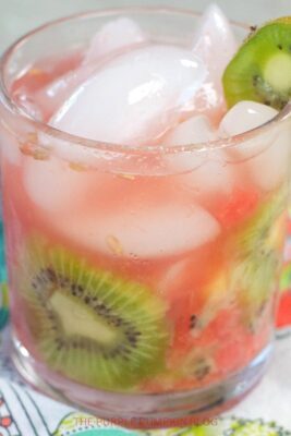 Watermelon Kiwi Wine Cocktail