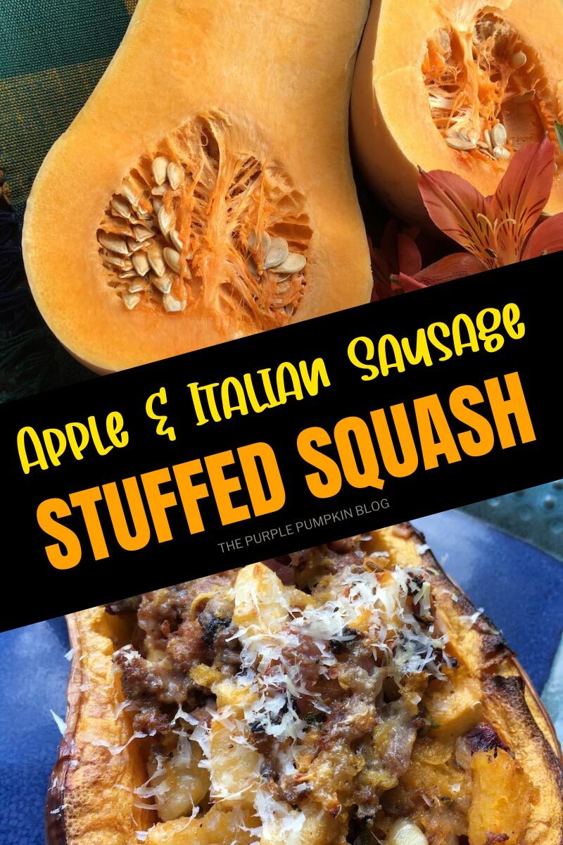 Apple & Italian Sausage Stuffed Squash
